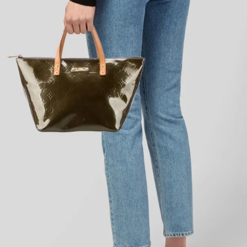 Louis Vuitton Olive Green Satchel